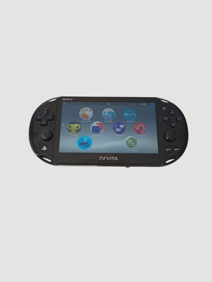 consola psvita black  slim en caja cib liberada con micro sd 32 gb
