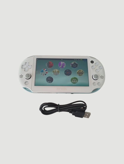 consola psvita slim light blue 2000 liberada con micro sd 32 gb