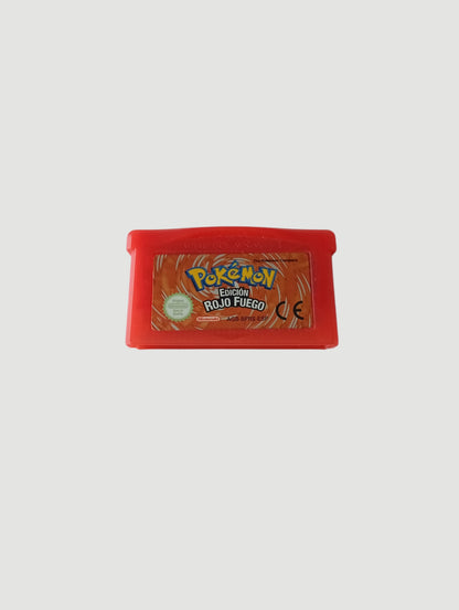 cartucho pokemon rojo fuego original español game boy advance