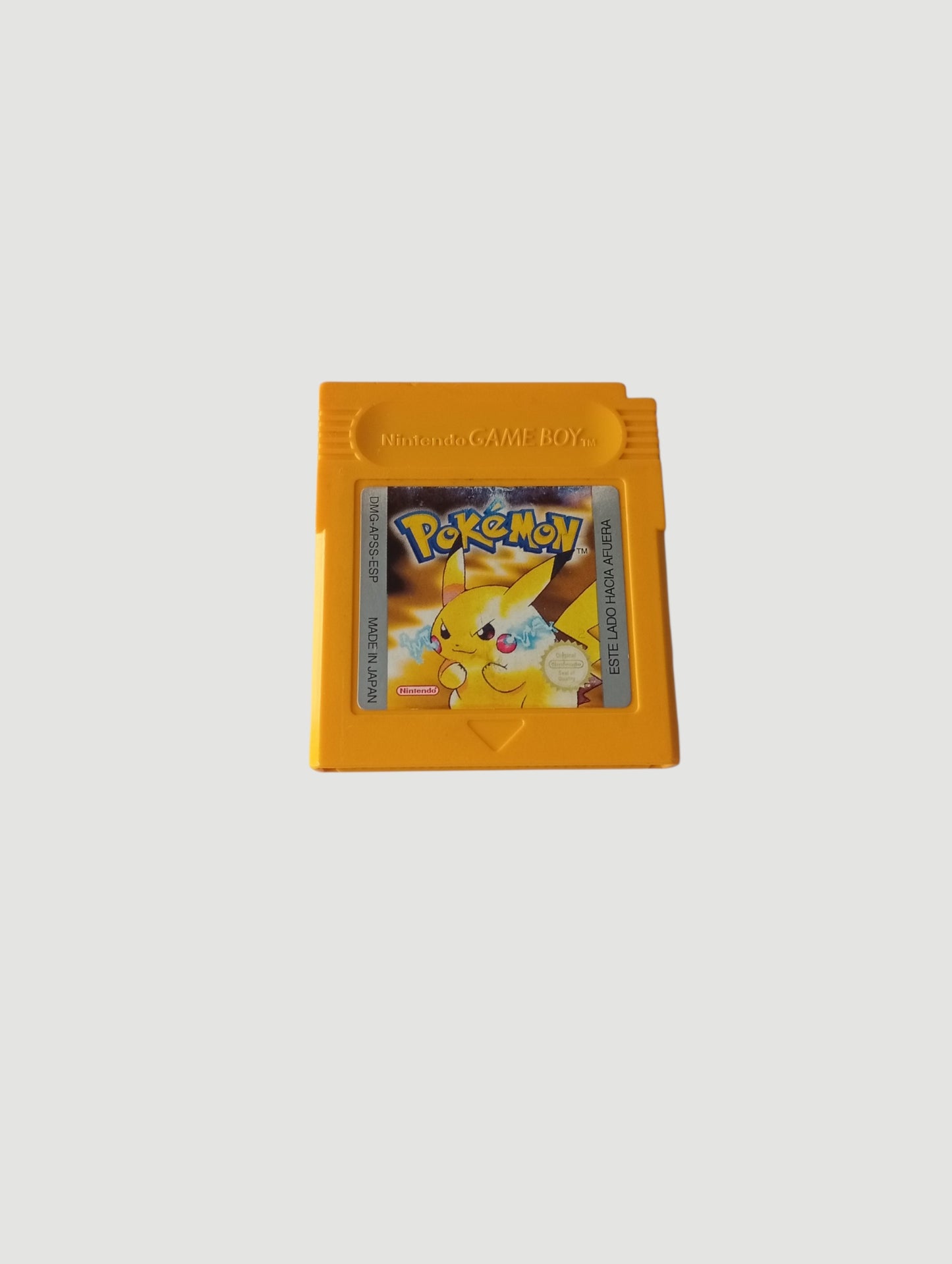 cartucho pokemon amarillo original español game boy