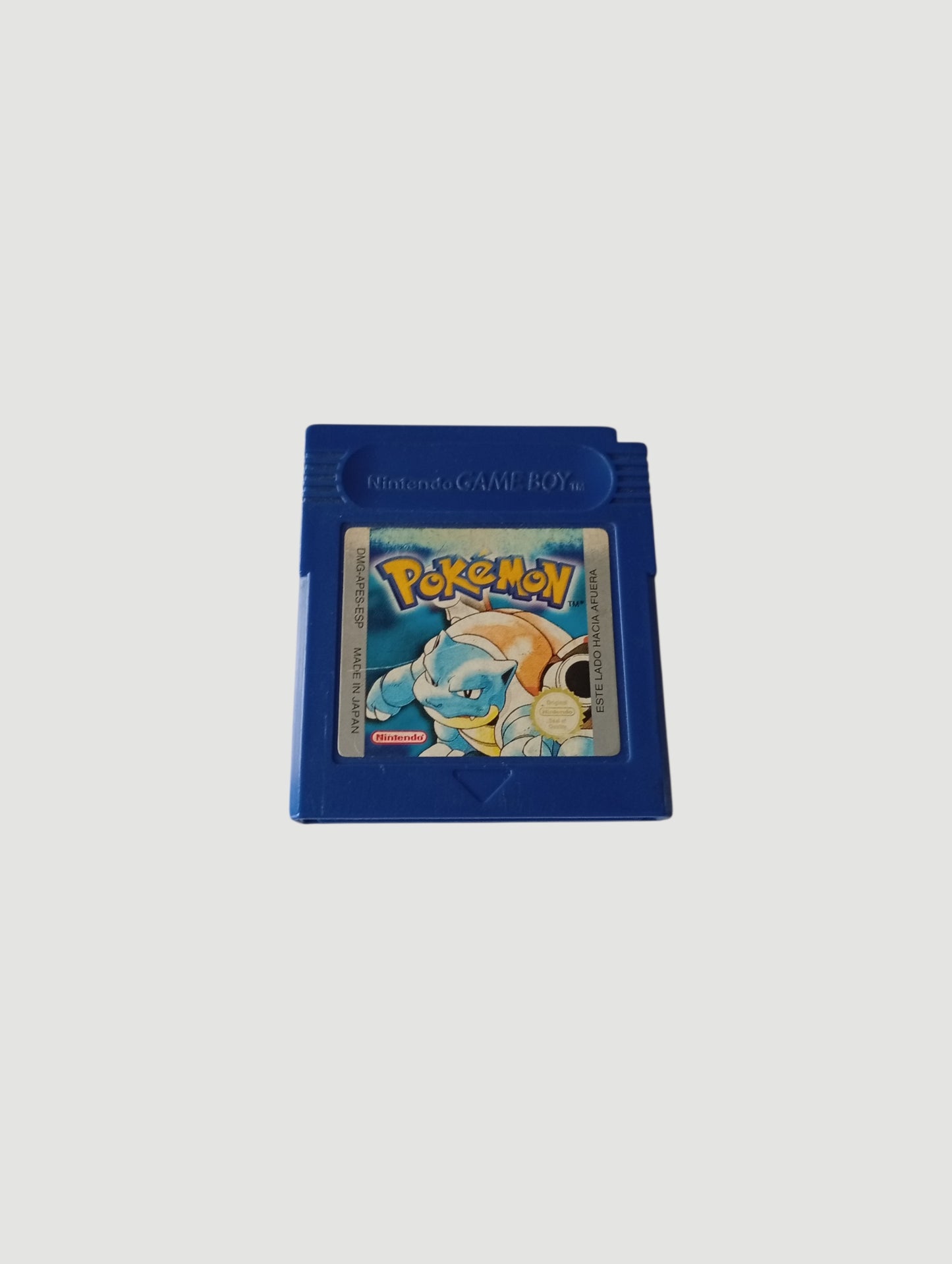 cartucho pokemon azul original español game boy