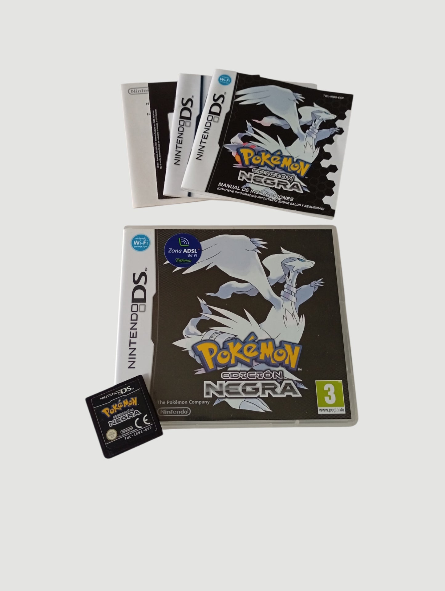 pokemon negra original español Nintendo DS