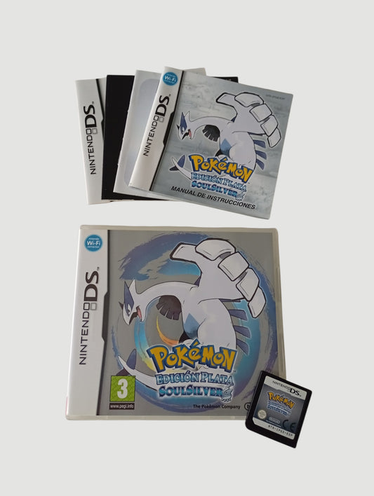 pokemon soulsilver edicion plata original español Nintendo DS