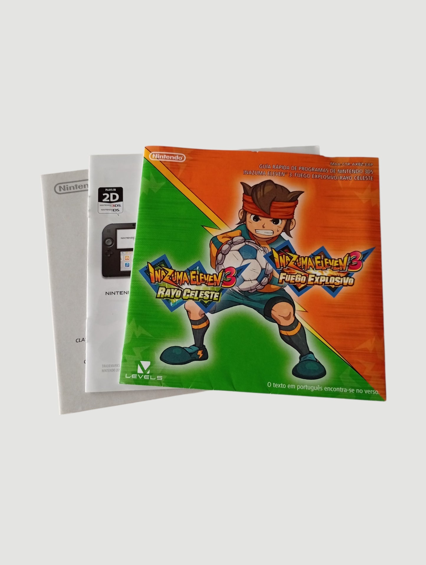 inazuma eleven 3 rayo celeste original español nintendo 3ds
