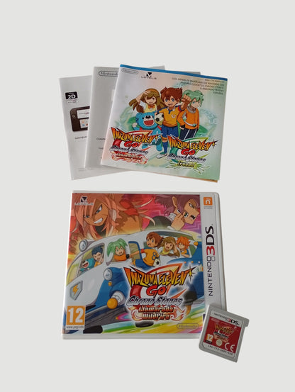 inazuma eleven go chrono stones llamarada español original Nintendo 3DS