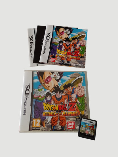 dragon ball z attack of the saiyans original español Nintendo DS