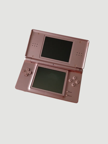 consola nintendo ds lite rosada metalizada