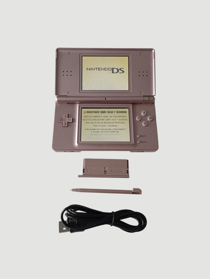 consola nintendo ds lite rosada metalizada
