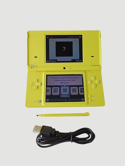 consola nintendo dsi limon liberada en micro sd 32 gb