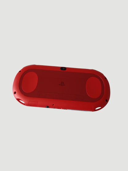 consola psvita metallic red  slim en caja cib liberada con micro sd 32 gb