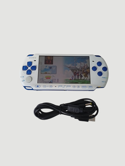 consola psp white blue modelo 3000 liberada con micro sd 32 gb