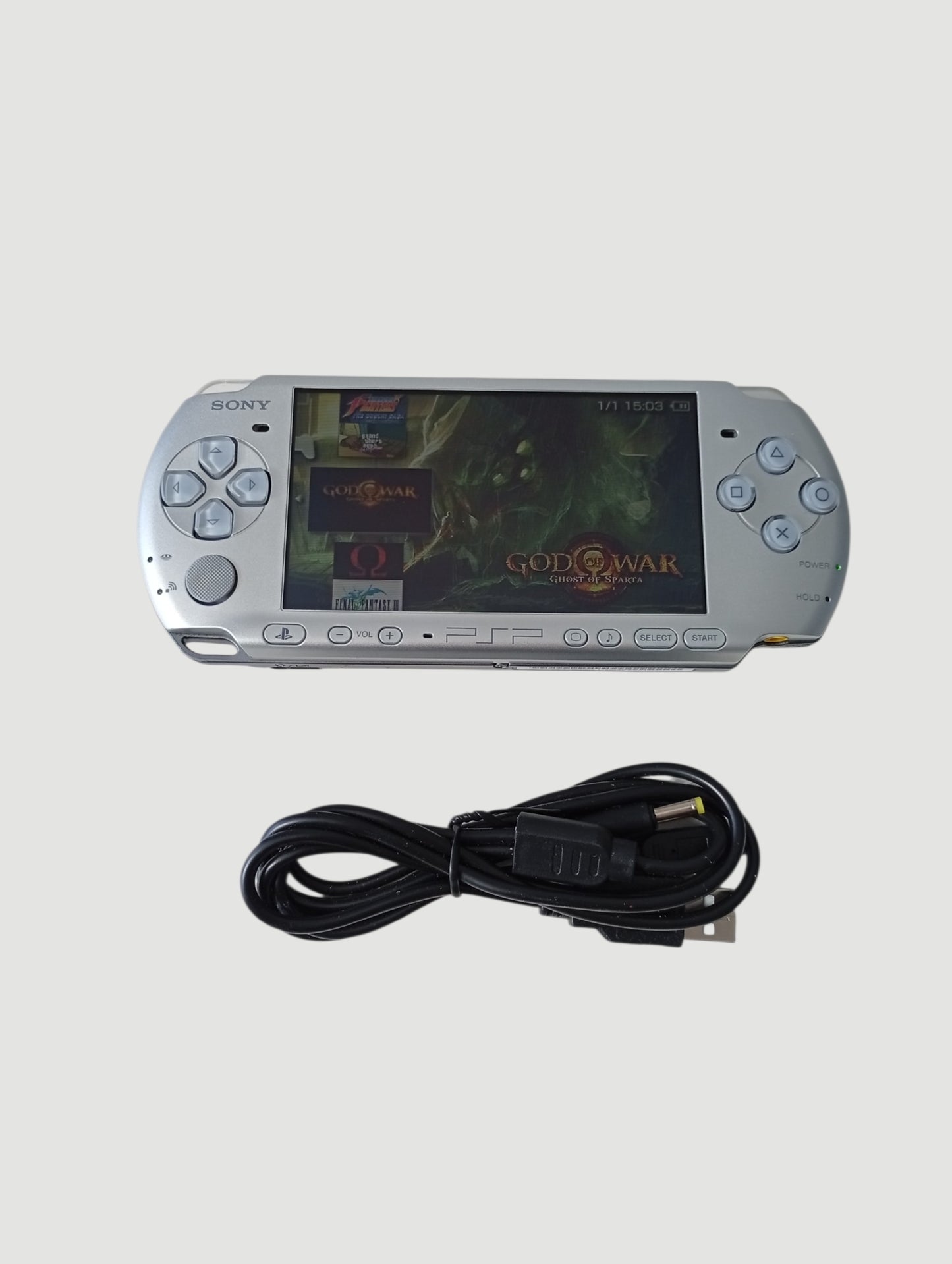 consola psp mystic silver modelo 3000 liberada con micro sd 32 gb