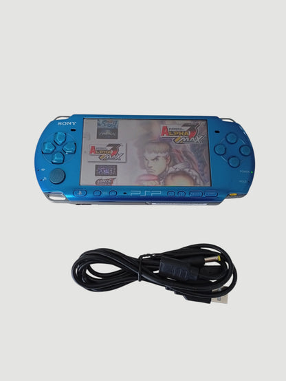 consola psp carnival blue modelo 3000 liberada con micro sd 32 gb