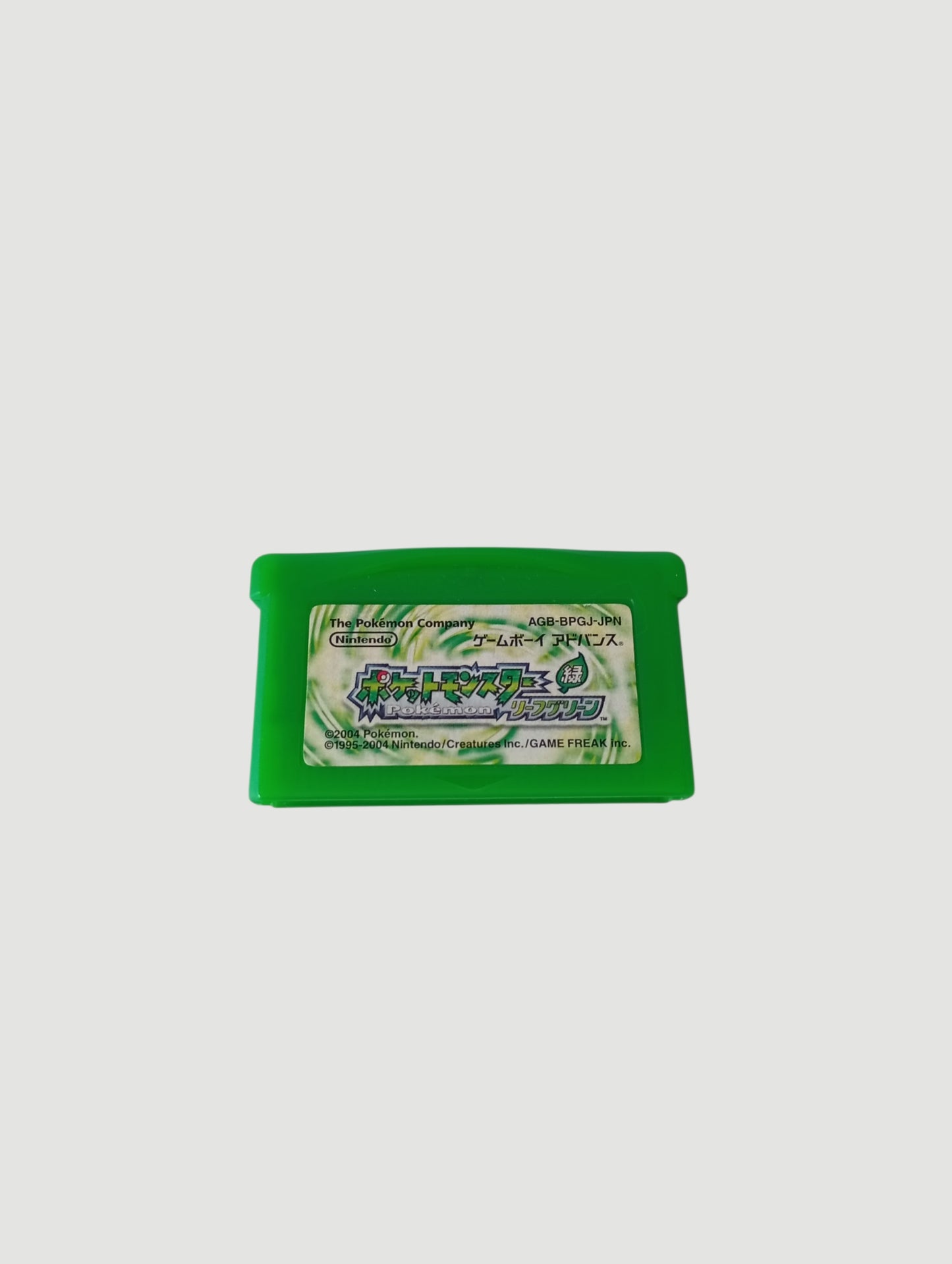 cartucho pokemon verde hoja original japones game boy advance