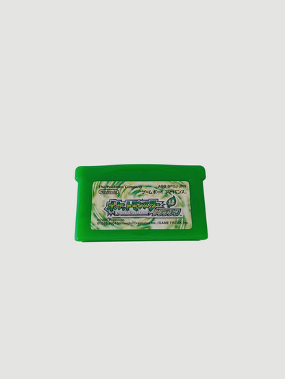 cartucho pokemon verde hoja original japones game boy advance