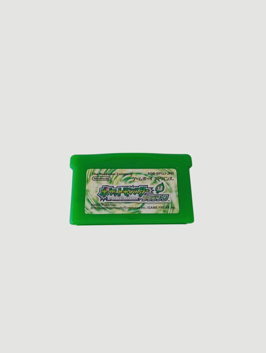 cartucho pokemon verde hoja original japones game boy advance