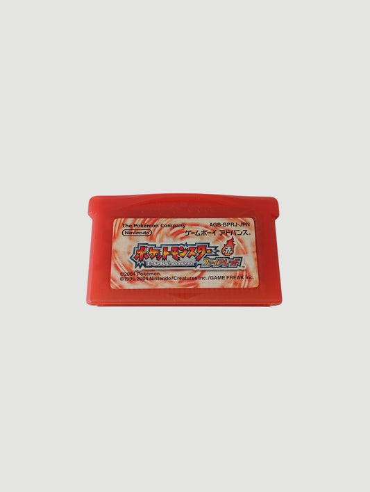 cartucho pokemon rojo fuego original japones game boy advance