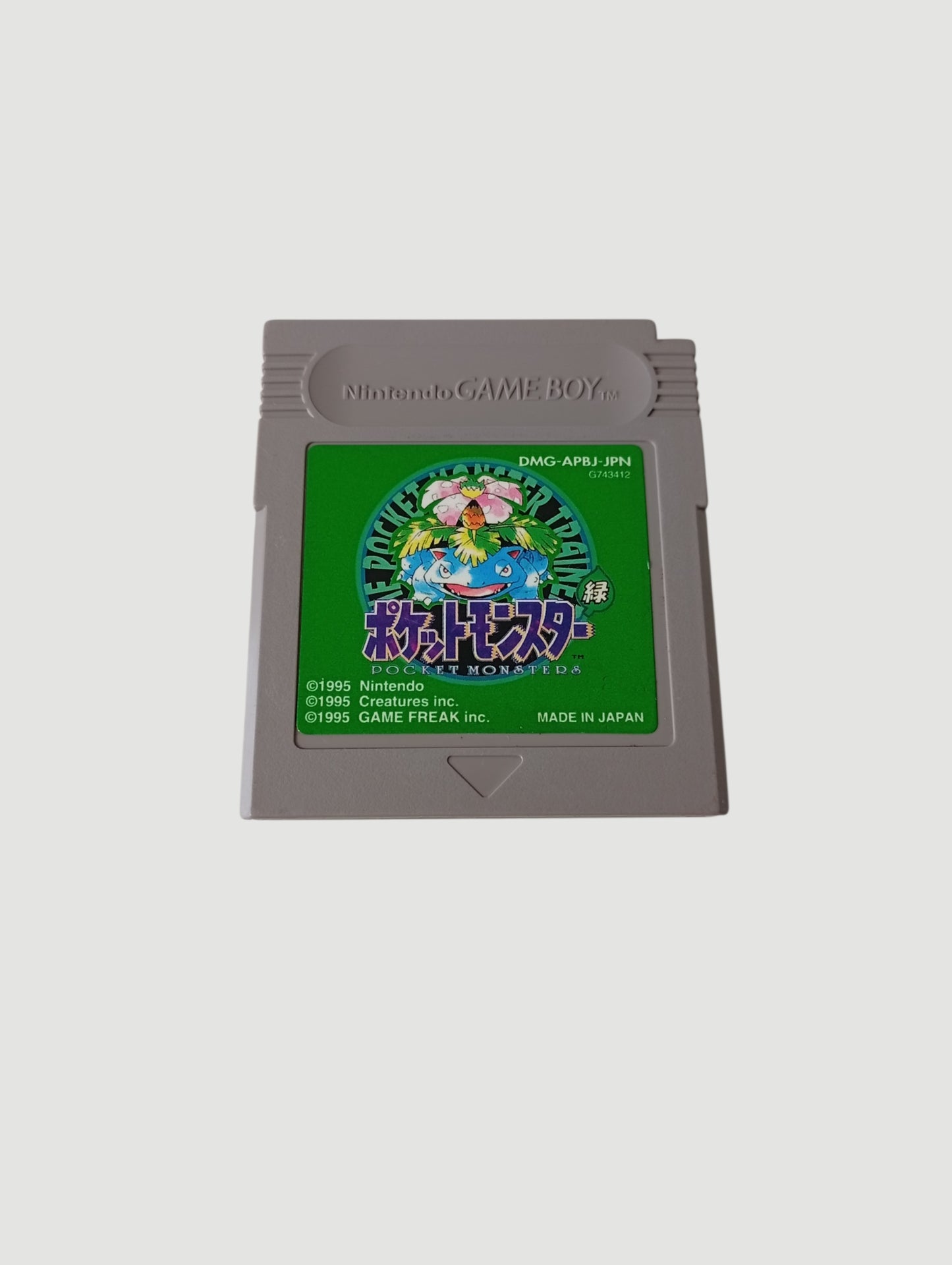 cartucho pokemon verde original japones game boy