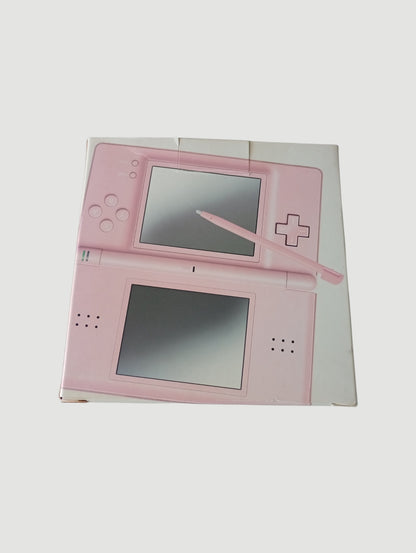consola nintendo ds lite rosada en caja