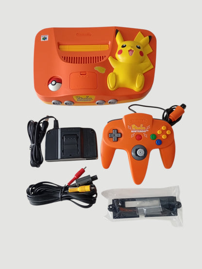 consola nintendo 64 edicion especial pikachu