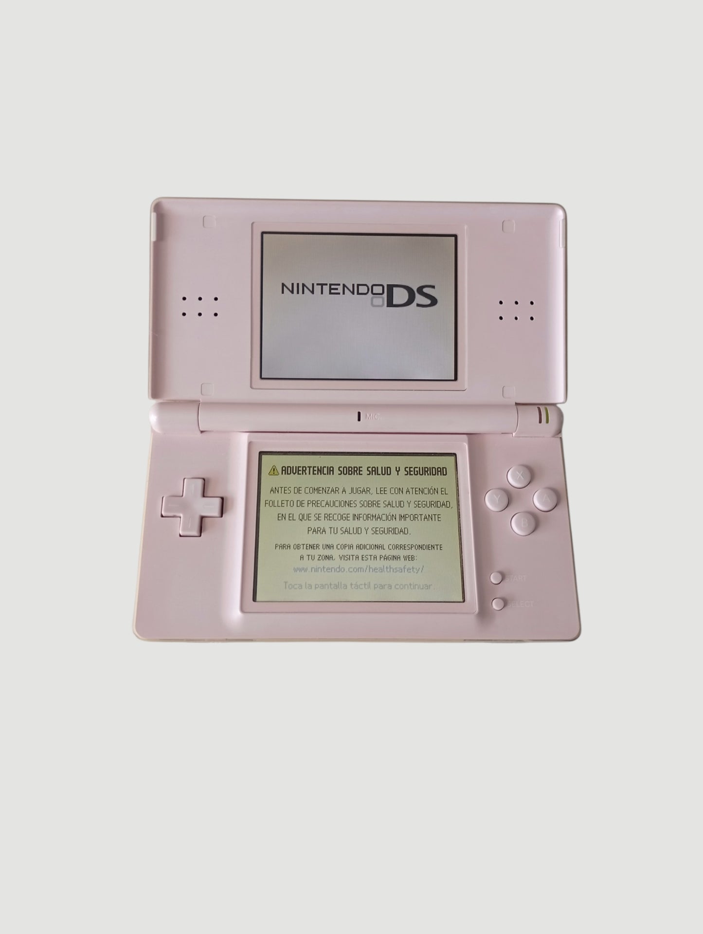 consola nintendo ds lite rosada en caja