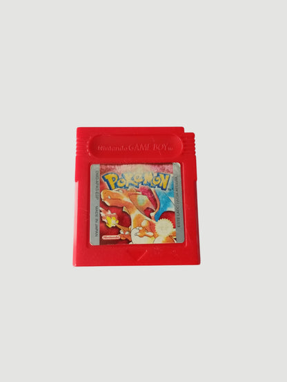 cartucho pokemon rojo original español game boy