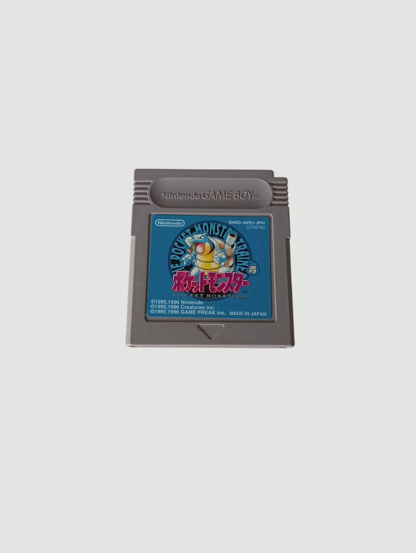 cartucho pokemon azul original japones game boy