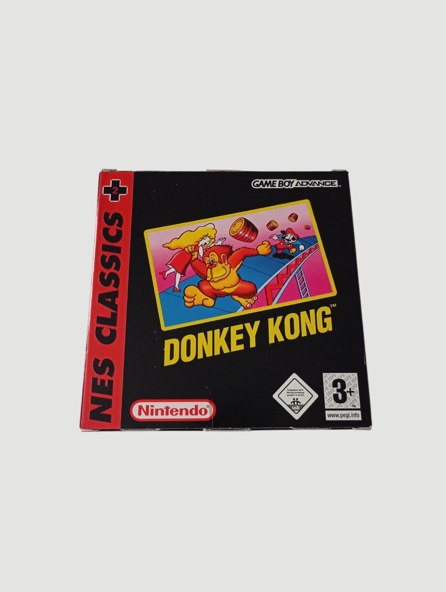 donkey kong nes classics original europeo  game boy advance  en caja cib