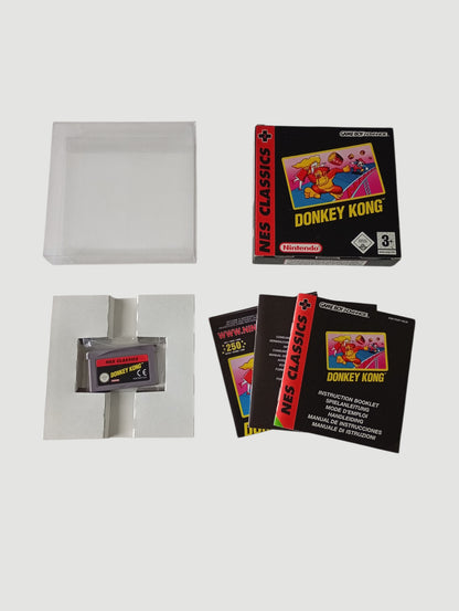 donkey kong nes classics original europeo  game boy advance  en caja cib