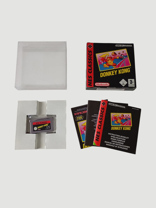 donkey kong nes classics original europeo  game boy advance  en caja cib