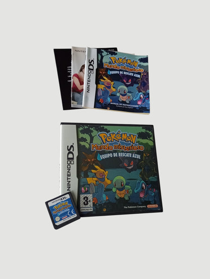 pokemon mundo misterioso equipo red rescate azul original español Nintendo DS
