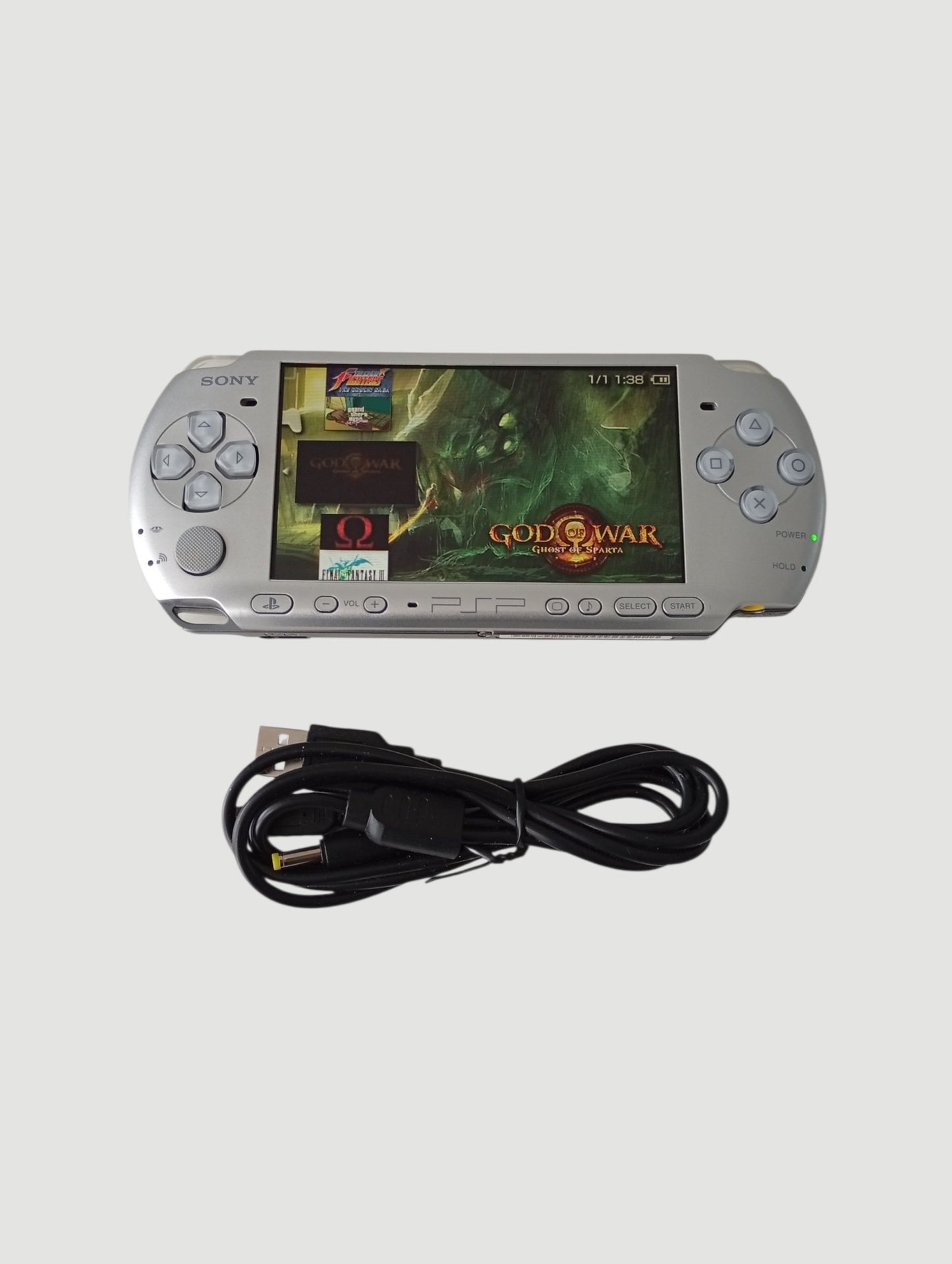 consola psp mystic silver modelo 3000 liberada con micro sd 32 gb