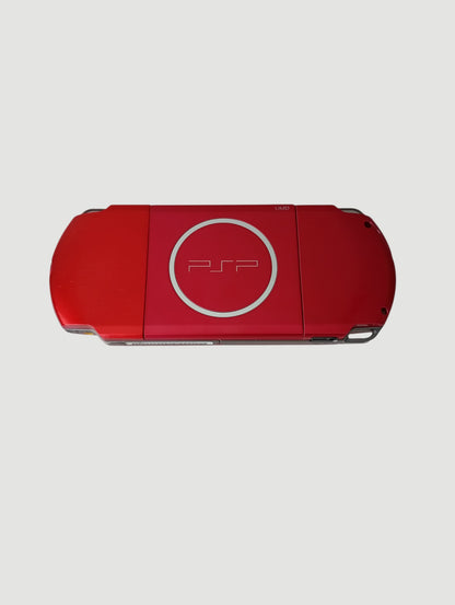consola psp 3000 carnival red liberada en micro sd 32 gb
