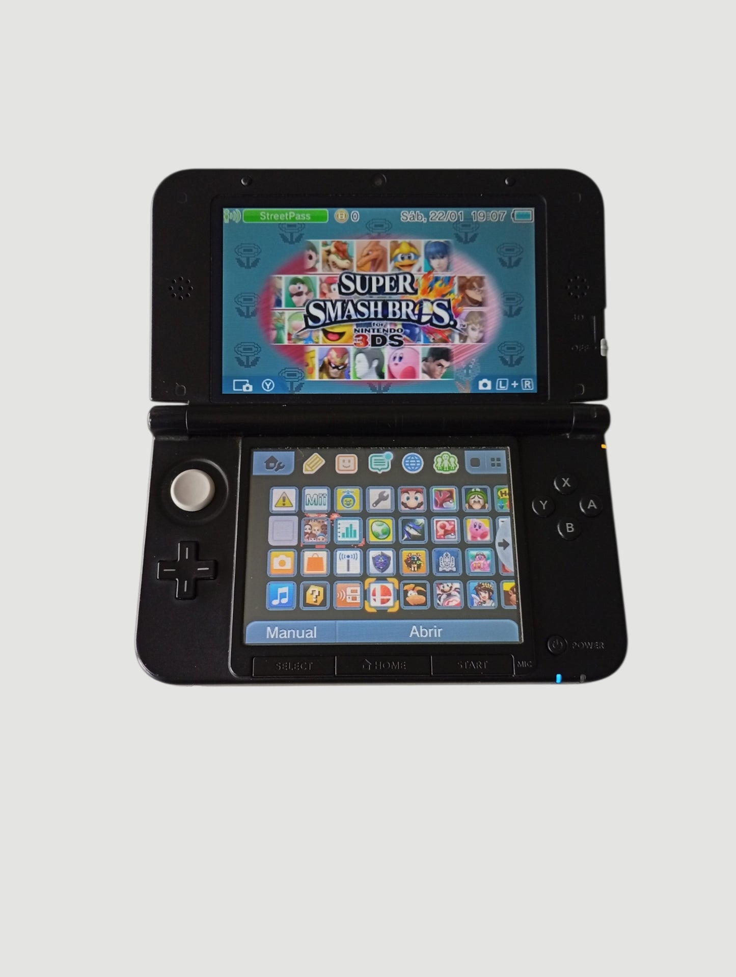 consola Nintendo 3DS old xl black liberada en micro sd 32 gb