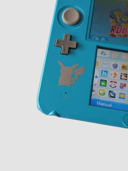 consola 2ds edicion especial pokemon sol luna liberada en micro sd 32 gb