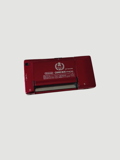 consola game boy micro edicion especial 20 aniversario mario