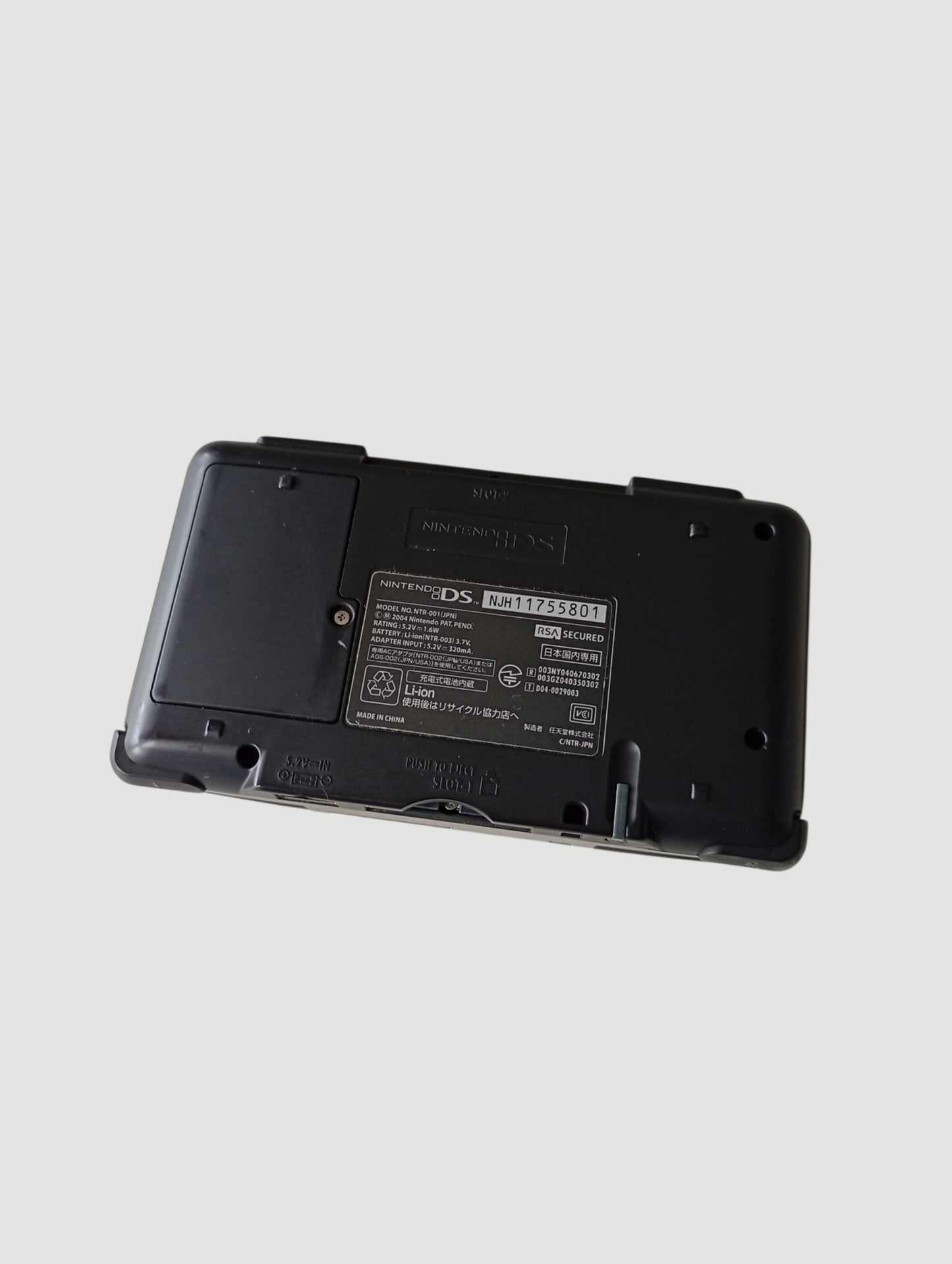 consola nintendo ds fat grafito