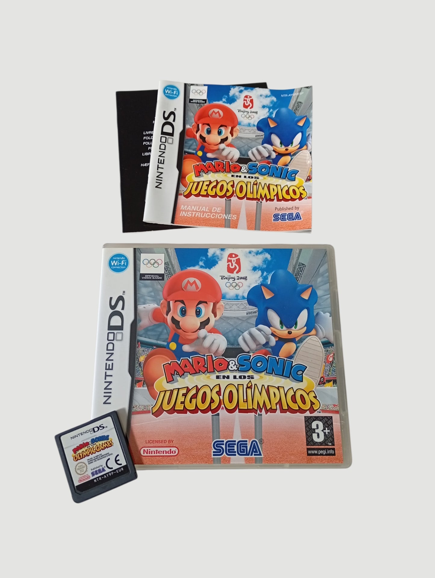 mario y sonic en los juegos olímpicos original español Nintendo DS