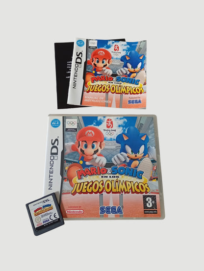 mario y sonic en los juegos olímpicos original español Nintendo DS