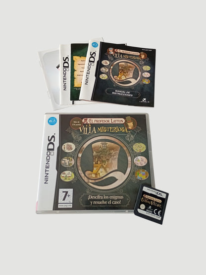 el profesor layton y la villa misterioso original español nintendo ds
