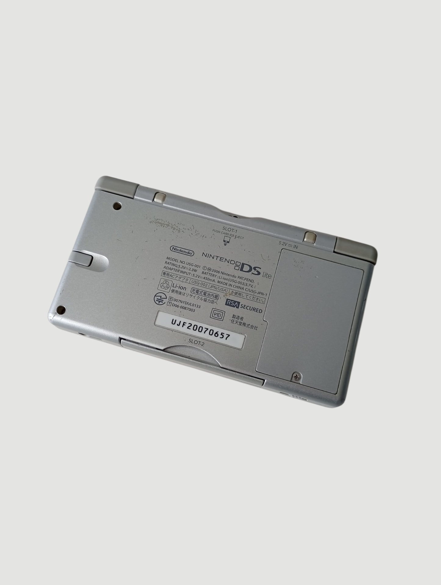 consola nintendo ds lite gris