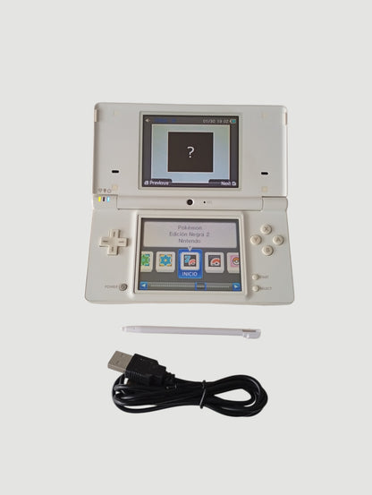 consola nintendo dsi blanca liberada en micro sd 32 gb