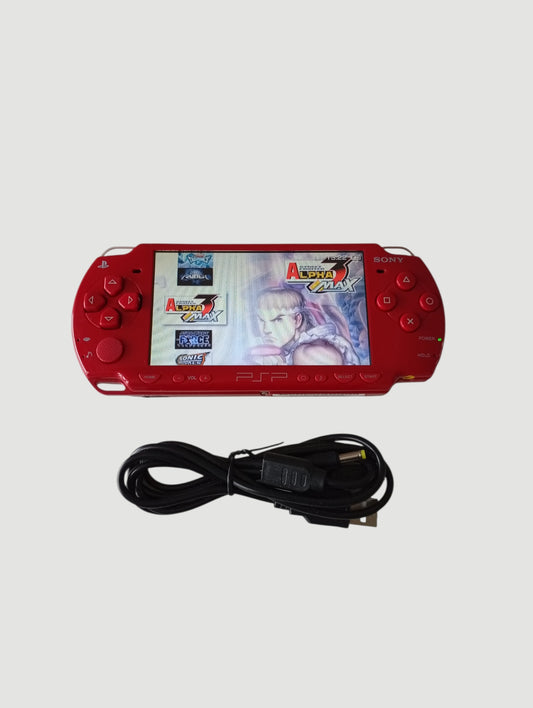 consola psp red modelo 2000 liberada con micro sd 32 gb