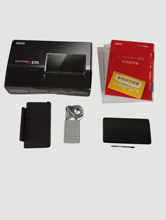 consola Nintendo 3DS old black en caja liberada con micro sd 32 gb