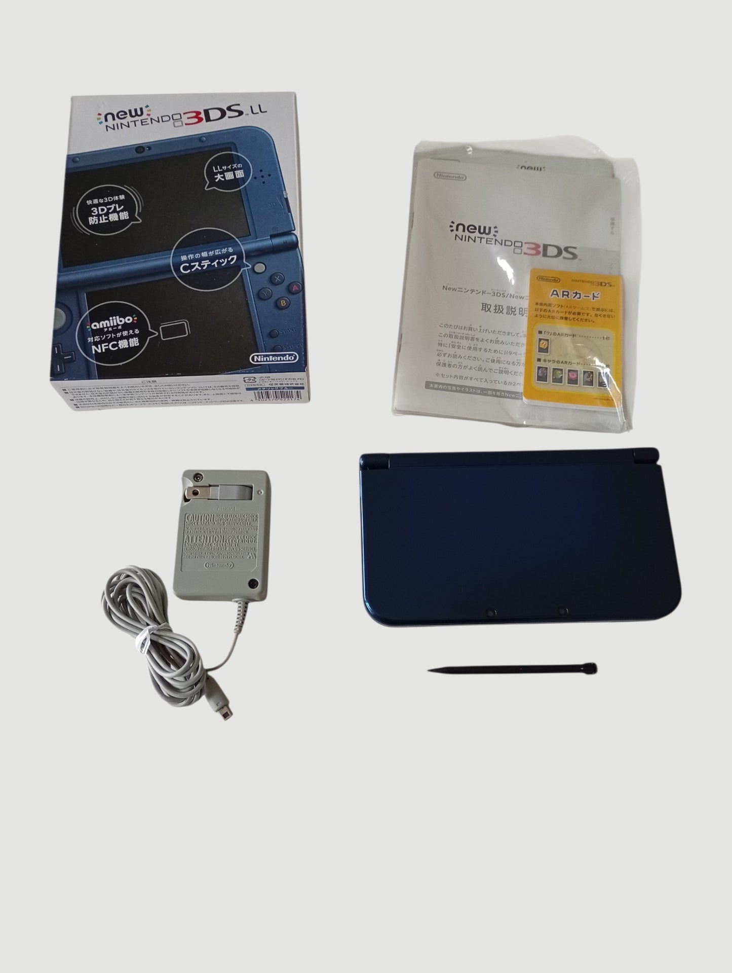 consola Nintendo  new 3ds xl metallic blue en caja liberada con micro sd 32 gb