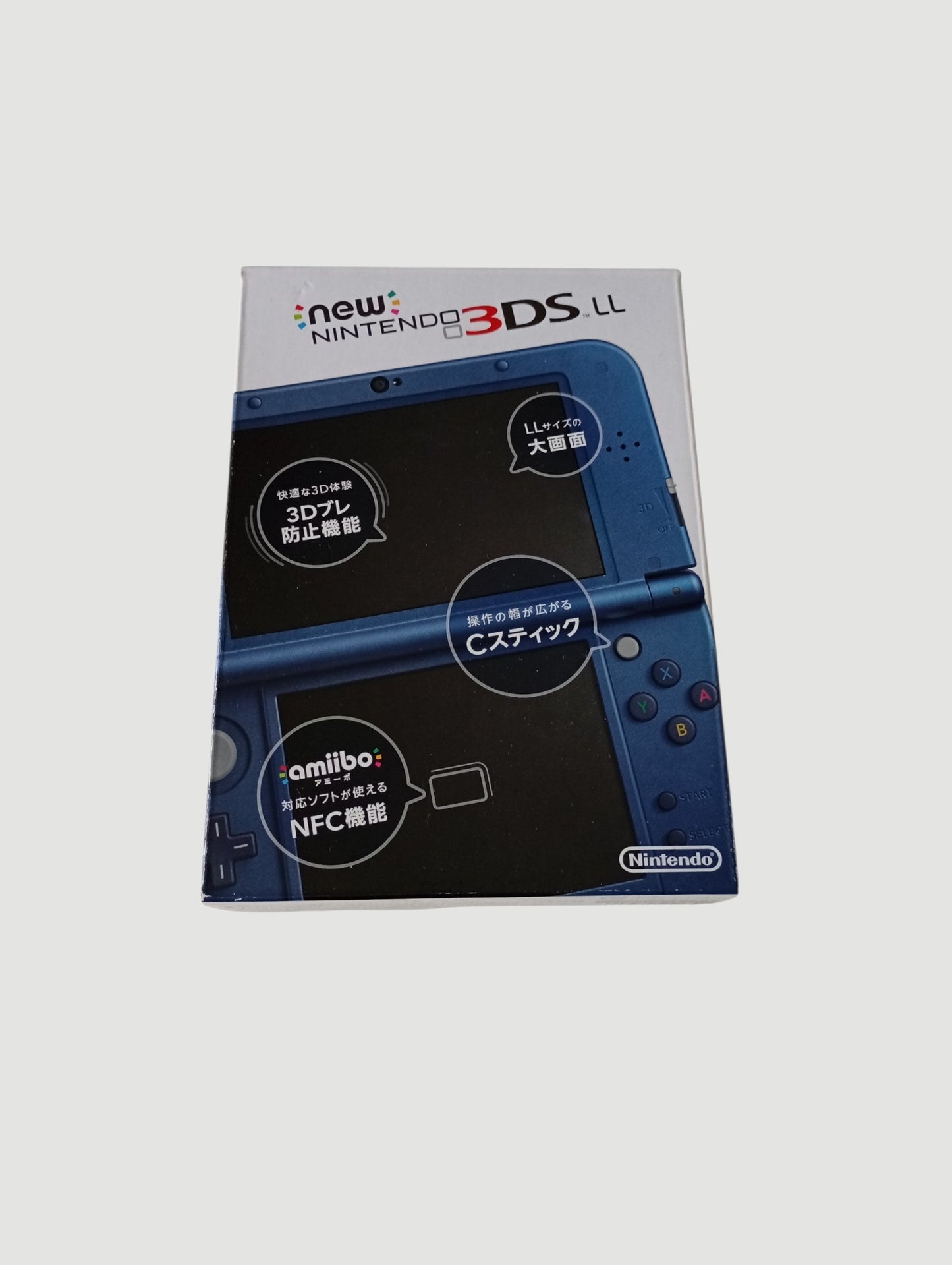 consola Nintendo  new 3ds xl metallic blue en caja liberada con micro sd 32 gb