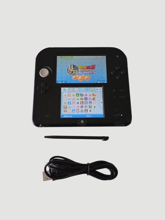 consola nintendo 2ds azul liberada en micro sd 32 gb