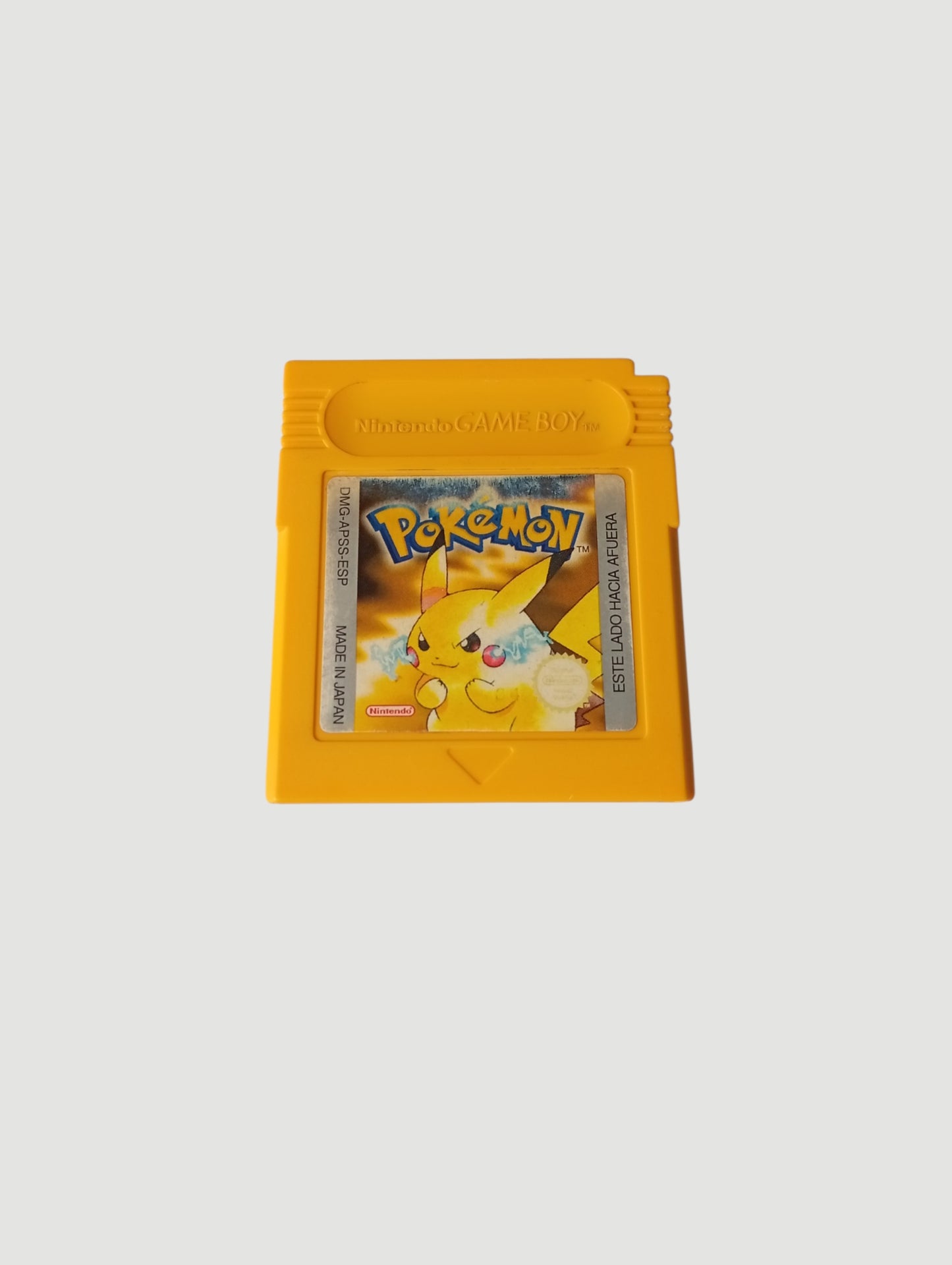cartucho pokemon amarillo original español game boy
