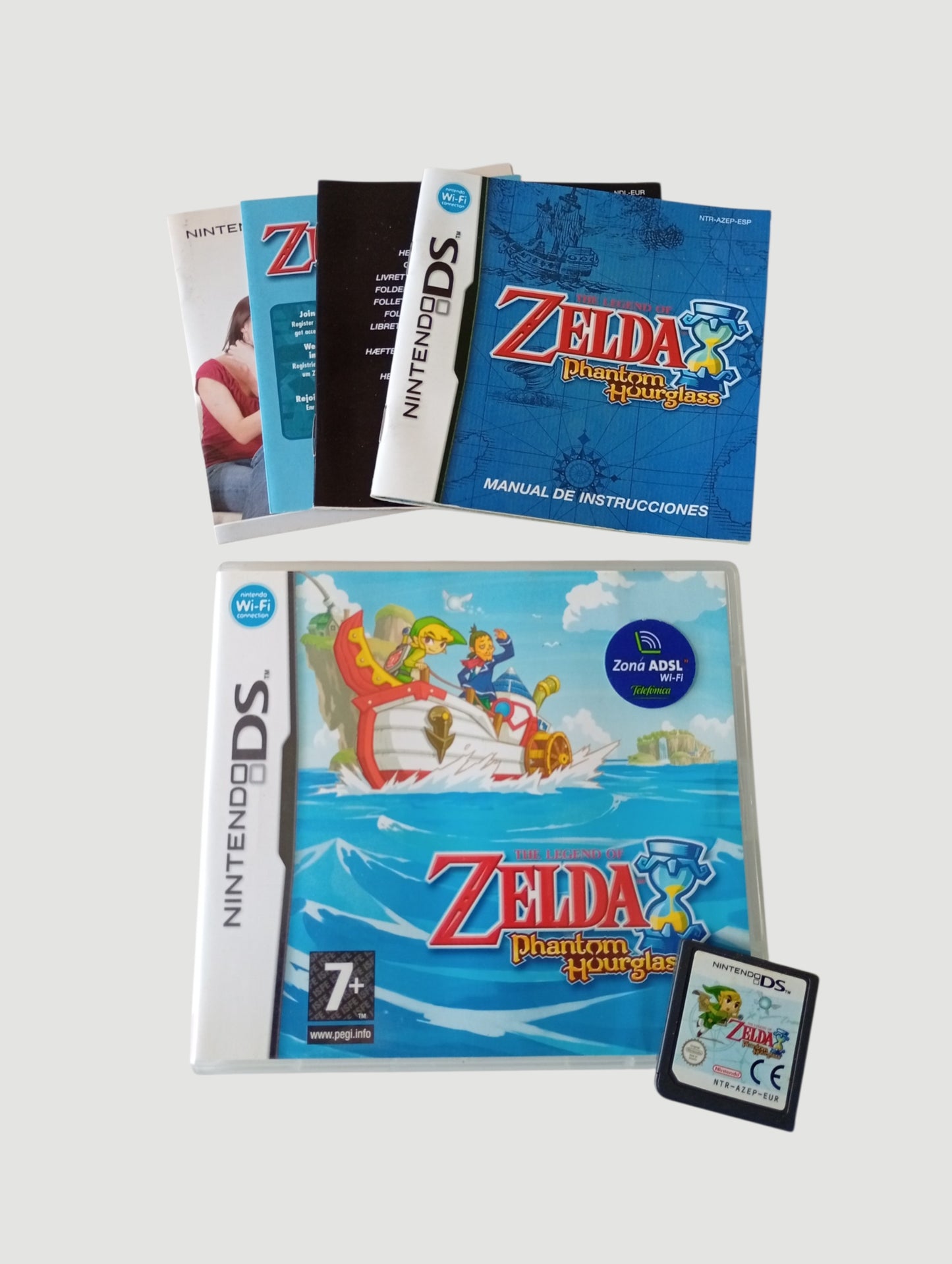 zelda phantom hourglass original español nintendo ds