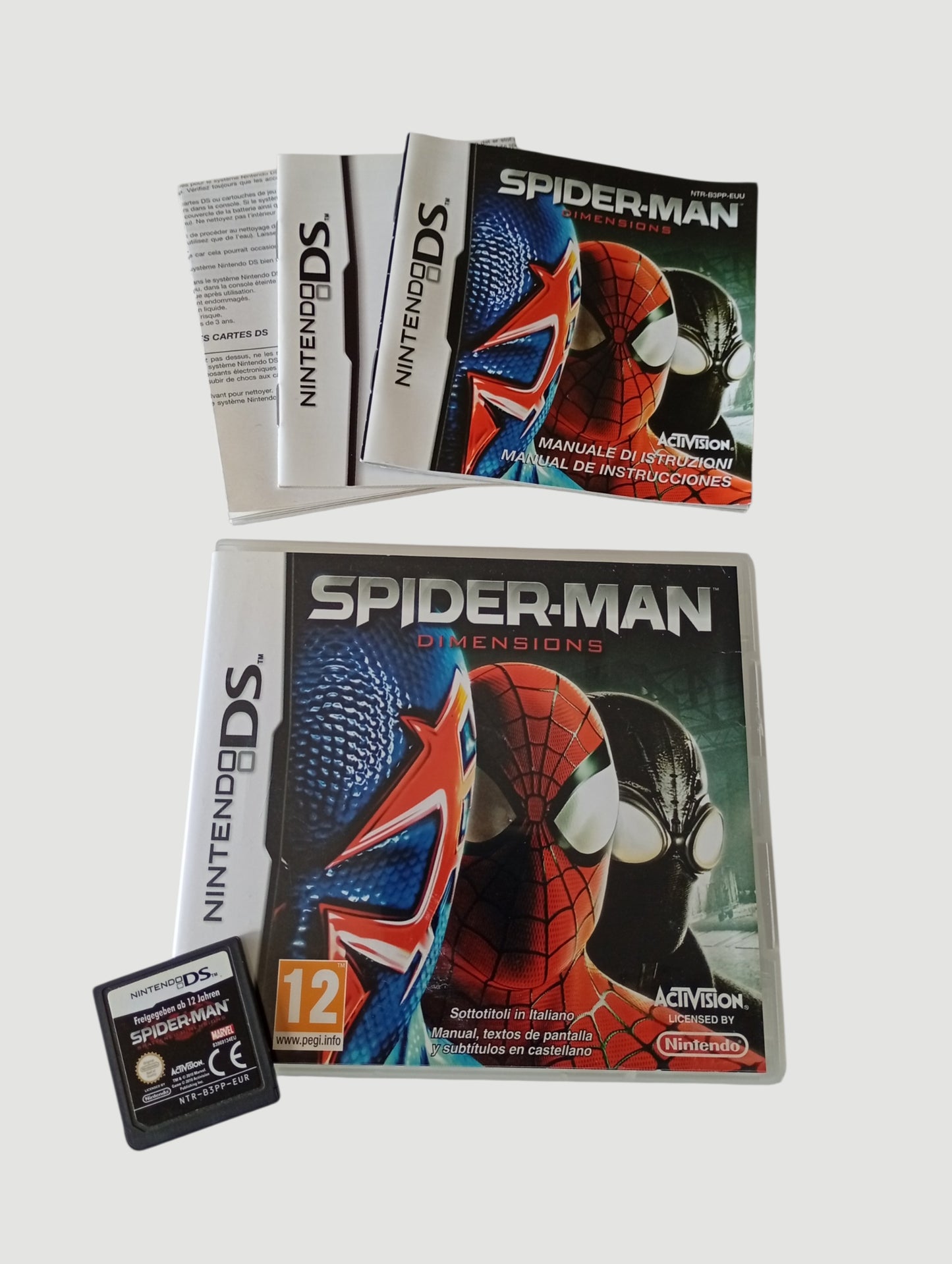 spiderman dimensions original español nintendo ds